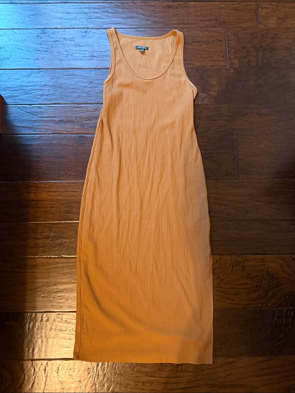 Ribbed Target Tank Midi Dress